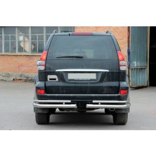 Bakre dubbla hörnbågar AK003-1 (2 st, rostfritt) Toyota Land Cruiser Prado 120 2002–2009 foto 2