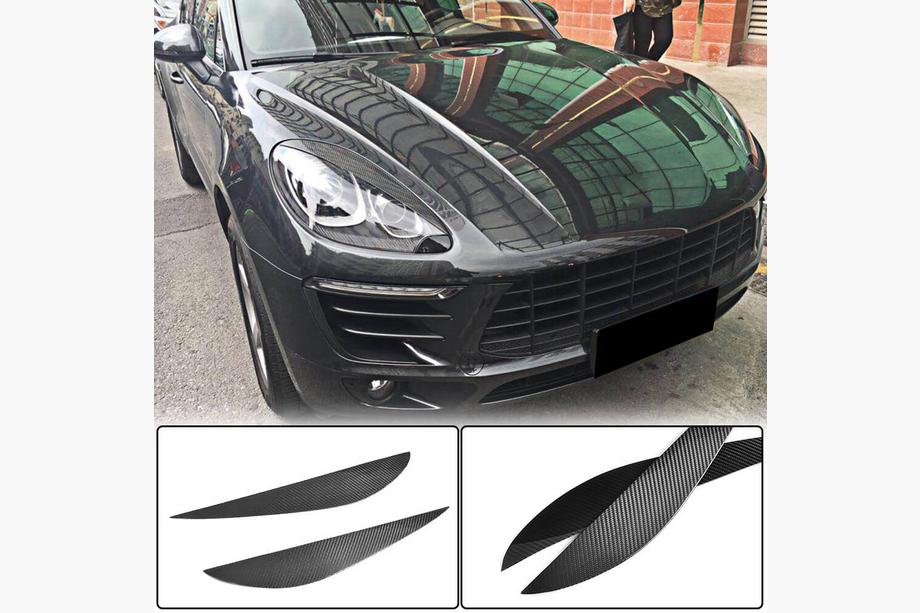 Porsche Macan 2014–2024 Ögonlock till strålkastare (2014-2018, kolfiber) Image