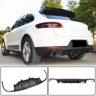Porsche Macan 2014–2024 Bakre stötfångardiffusor V1 (2014-2021, Carbon) foto 1