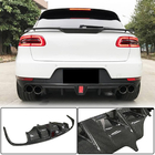 Porsche Macan 2014–2024 Bakre stötfångardiffuser V2 (2014-2021, kolfiber) foto 2