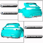 Porsche Macan 2014–2024 Bakre stötfångardiffusor V2 (2021+, kolfiber) foto 3