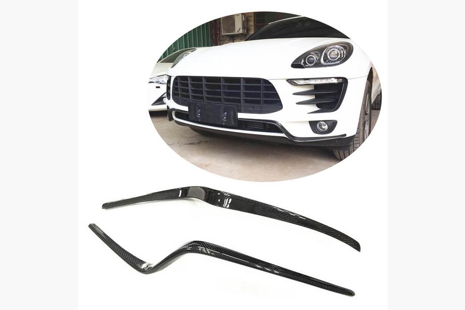 Porsche Macan 2014–2024 Främre stötfångarflaps Flap (2014-2018, kolfiber) Image
