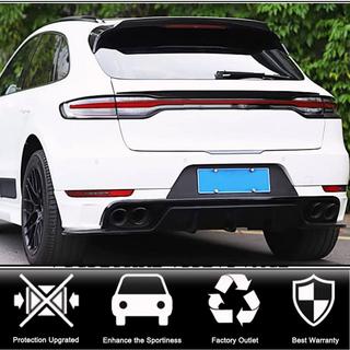 Nedre spoiler (2021+, kolfiber) Porsche Macan 2014–2024 foto 2