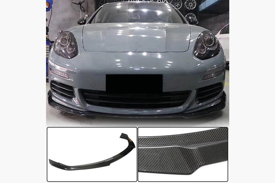 Porsche Panamera 2009–2016 Frontläpp till främre stötfångare (för Base 2013-2016, kolfiber) Image