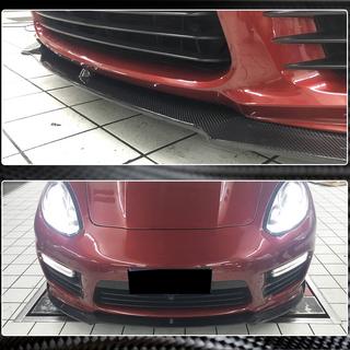 Frontspoilerläpp i kolfiber Lip V1 (för Turbo/Turbo S/GTS) foto 3