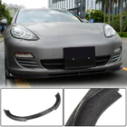 Porsche Panamera 2009–2016 Frontläpp till främre stötfångaren Lip (för Base 2009-2013, kolfiber) foto 1