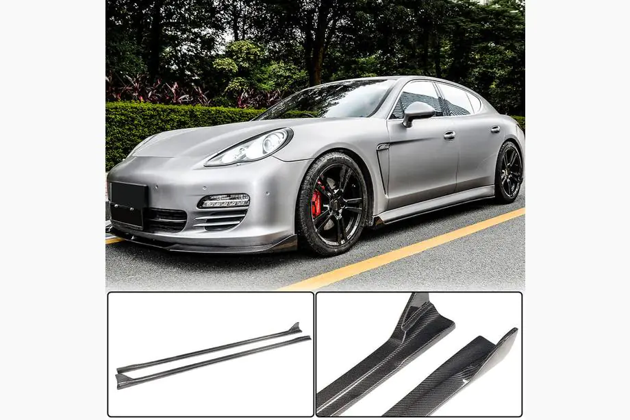 Porsche Panamera 2009–2016 Sidokjolar V2 (2009-2013, Kolfiber) Image