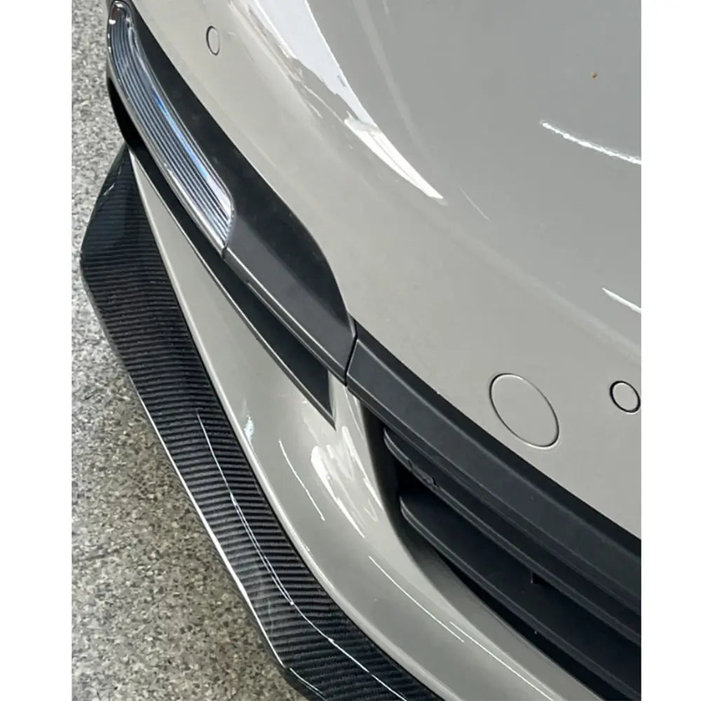 Porsche Panamera 2016–2023 Frontläpp Lip (2016-2020, kolfiber) foto 7