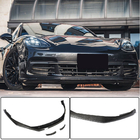 Porsche Panamera 2016–2023 Frontläpp Lip (2016-2020, kolfiber) foto 1