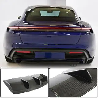 Bakre stötfångardiffuser (för 2019-2024 Turbo S SD, kolfiber) foto 1