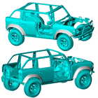 Ford Bronco 2021– Skärmbreddare (Kolfiber) foto 2