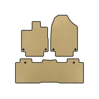 EVA bilmattor (2 rader, beige)