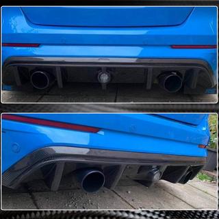 Bakre stötfångardiffusor (för RS 2015-2017, kolfiber) Ford Focus III 2011–2017 foto 3