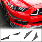 Ford Mustang 2015–2023 Frontläpp till främre stötfångare (2015-2017, kolfiber) foto 1