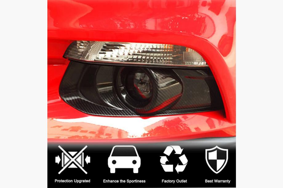 Ford Mustang 2015–2023 Dimljuskåpor V2 (2015-2017, Kolfiber) Foto 2