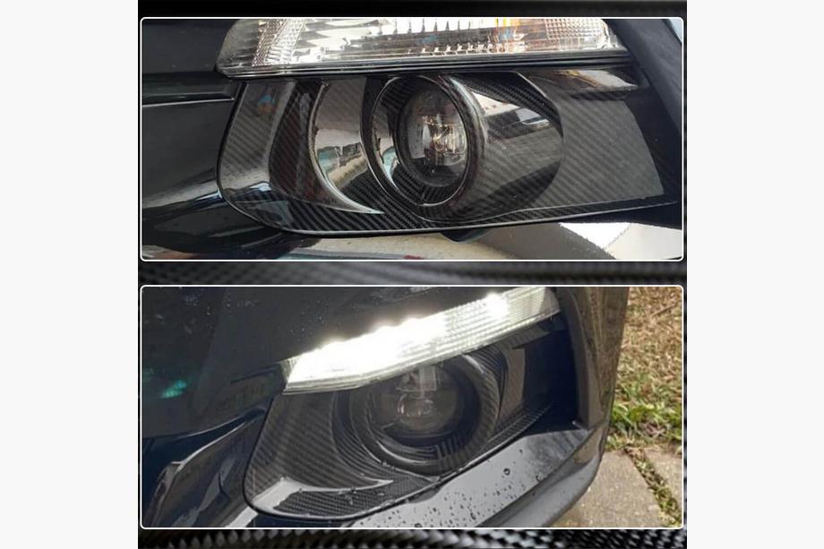 Ford Mustang 2015–2023 Dimljuskåpor V2 (2015-2017, Kolfiber) Foto 4