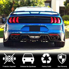 Ford Mustang 2015–2023 Bakre stötfångardiffusor V1 (2015-2017, kolfiber) foto 2