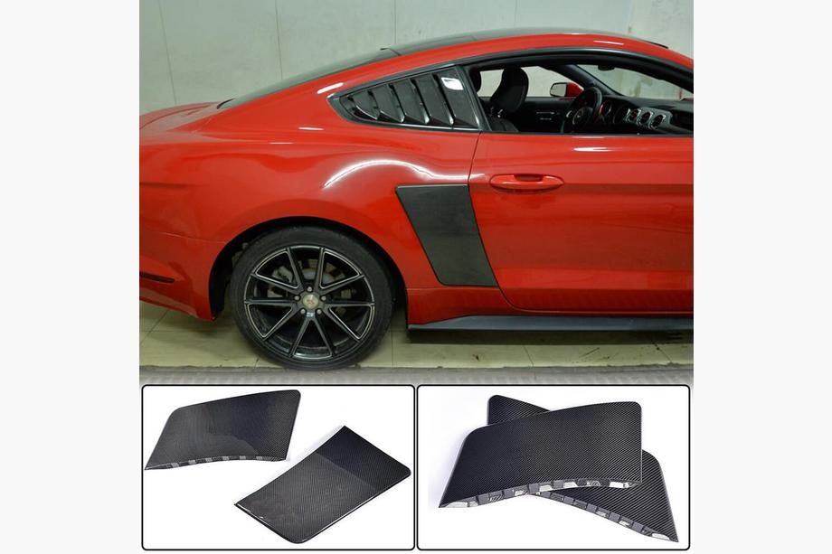 Ford Mustang 2015–2023 Bakskärmskåpor (2015-2017, kolfiber) Foto 1