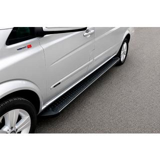 Sidosteg Allmond Black (2 st, aluminium) Mercedes Vito W639 2004–2014 foto 1