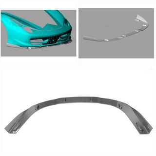 Frontläpp till främre stötfångare Lip (2011-2013, kolfiber) Ferrari 458 Italia 2009–2015 foto 2