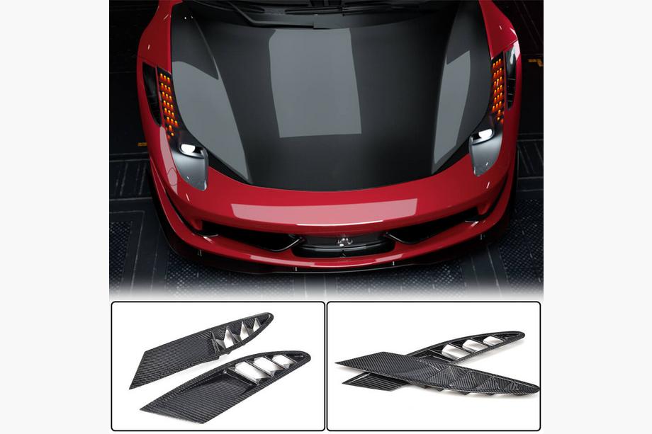 Ferrari 458 Italia 2009–2015 Frontstötfångartillägg V1 (2011-2013, kolfiber) Image