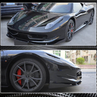 Ferrari 458 Italia 2009–2015 Frontstötfångar-läppar V2 (2011-2013, kolfiber) foto 4
