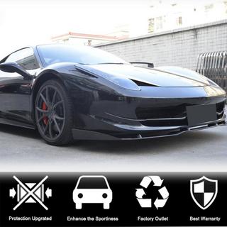 Frontstötfångar-läppar V2 (2011-2013, kolfiber) Ferrari 458 Italia 2009–2015 foto 3
