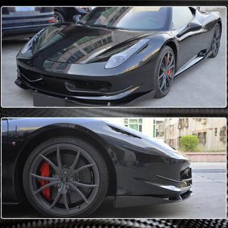 Frontstötfångar-läppar V2 (2011-2013, kolfiber) Ferrari 458 Italia 2009–2015 foto 4