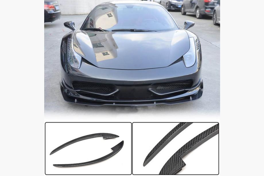 Ferrari 458 Italia 2009–2015 Frontstötfångar-läppar V2 (2011-2013, kolfiber) Image
