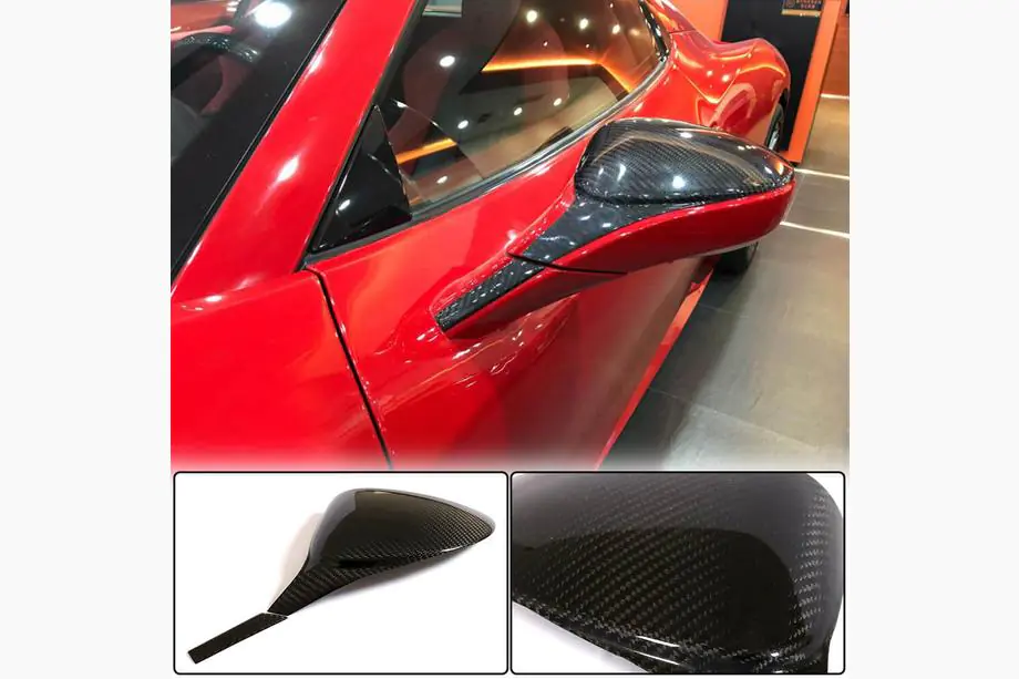 Ferrari 458 Italia 2009–2015 Spegelkåpor (kolfiber) Image