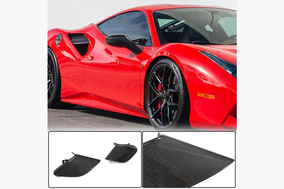 Ferrari 488 GTB 2015–2019 Kolfiber skärmbreddare bak (2015-2019, Kolfiber) Image