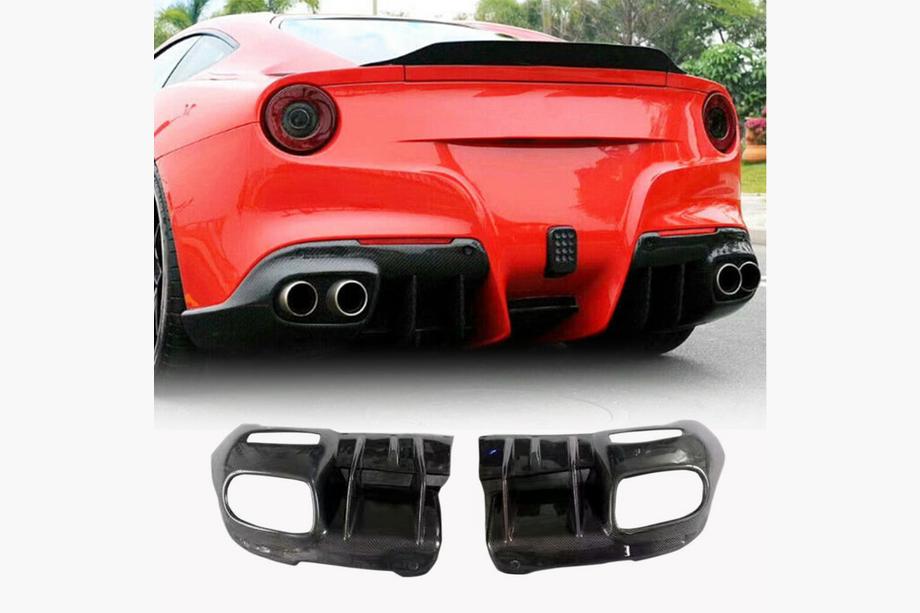 Ferrari F12 Berlinetta 2012–2017 Bakre stötfångardiffusor (2012-2014, Carbon) Foto 1