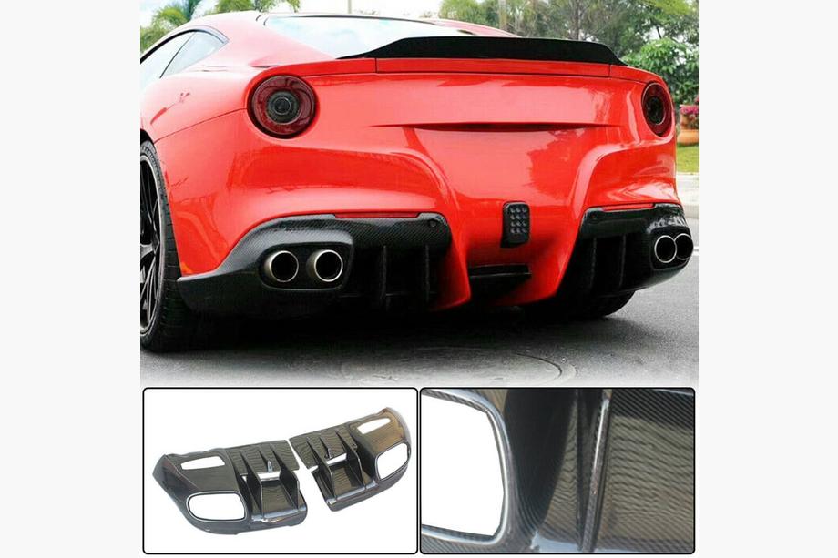Ferrari F12 Berlinetta 2012–2017 Bakre stötfångardiffusor (2012-2014, Carbon) Foto 2