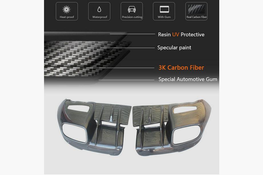 Ferrari F12 Berlinetta 2012–2017 Bakre stötfångardiffusor (2012-2014, Carbon) Foto 6