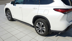 Toyota Highlander 2019– OEM sidosteg (2024+, 2 st., aluminium) foto 1