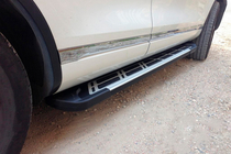 Volkswagen Touareg 2010–2018 Sidosteg Sunrise (2 st, aluminium) foto 2