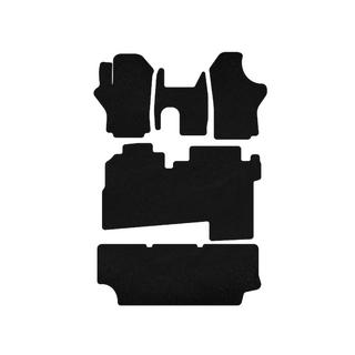 Textilmattor Premium (2004-2007, 3 rader, 8-sits, Svart) Hyundai H200, H1, Starex 1998–2007 foto 1