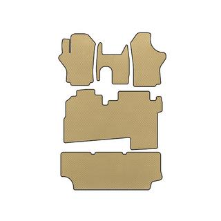 EVA bilmattor (2004-2007, 3 rader, 8-sits, Beige) Hyundai H200, H1, Starex 1998–2007