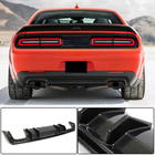 Dodge Challenger 2008–2023 Bakre stötfångardiffusor (2015-2023, kolfiber) foto 1
