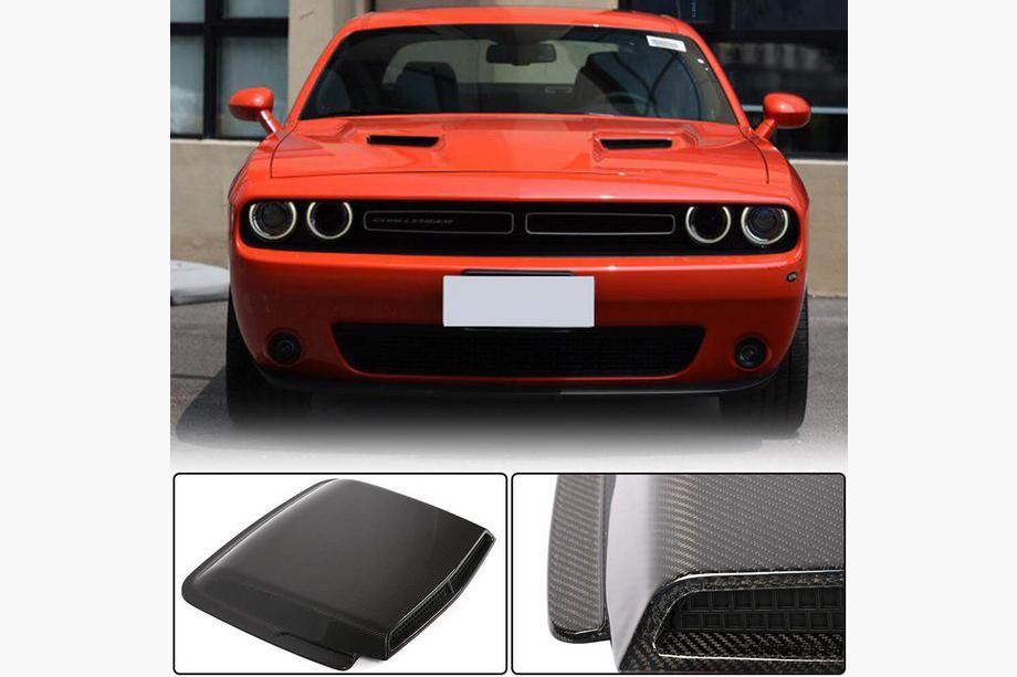 Dodge Challenger 2008–2023 Motorhuvskåpa (2015-2019, Kolfiber) Image