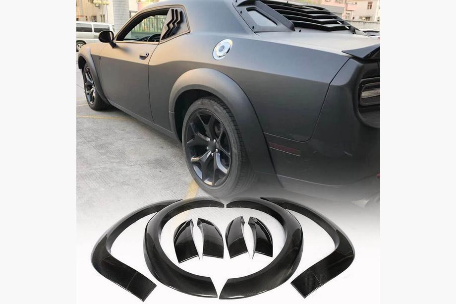 Dodge Challenger 2008–2023 Skärmkantslister (2015-2019, Kolfiber) Image