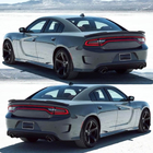 Dodge Charger 2010–2023 Spoiler (2015-2023, plast) foto 2
