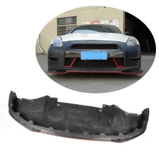 Frontläpp till främre stötfångare Lip (2009-2015, Kolfiber) Nissan GT-R 2008–2025 foto 1