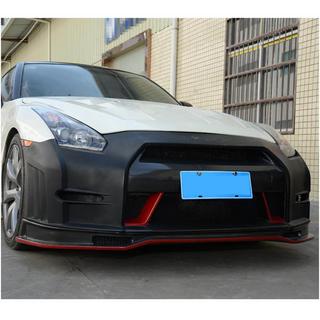 Frontläpp till främre stötfångare Lip (2009-2015, Kolfiber) Nissan GT-R 2008–2025 foto 2
