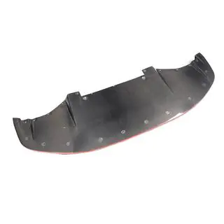 Frontläpp till främre stötfångare Lip (2009-2015, Kolfiber) foto 4