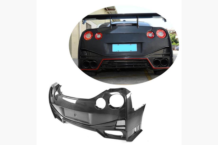 Nissan GT-R 2008–2025 Bakre stötfångare (2009-2015, Kolfiber) Image