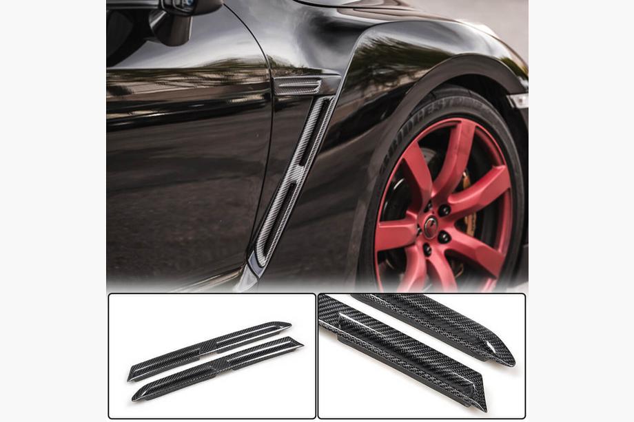 Nissan GT-R 2008–2025 Kolfiberkåpor till framskärmar (2009-2015, Carbon) Image