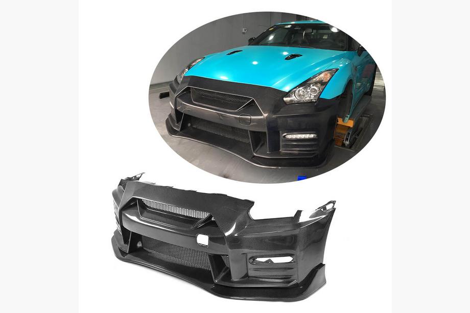 Nissan GT-R 2008–2025 Främre stötfångare (2009-2015, kolfiber) Foto 1
