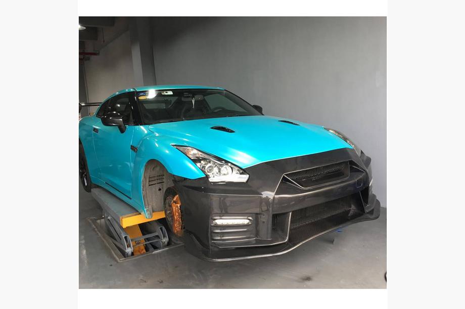Nissan GT-R 2008–2025 Främre stötfångare (2009-2015, kolfiber) Foto 2