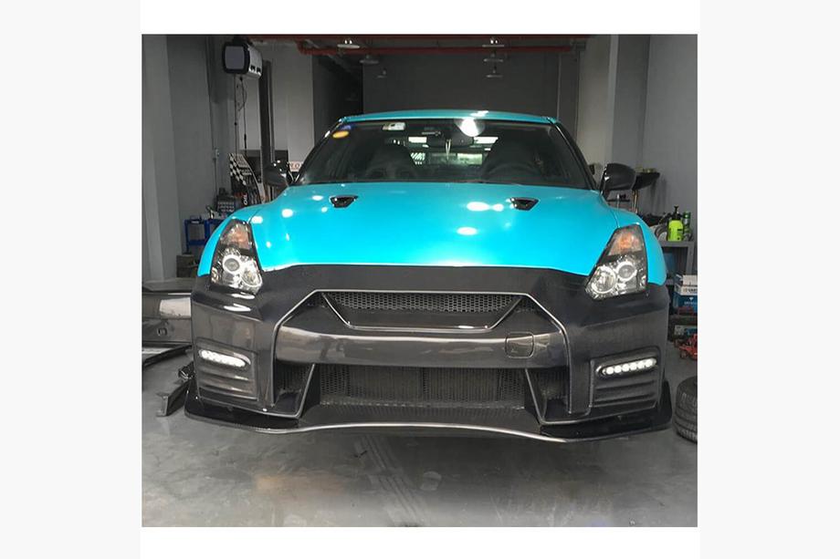 Nissan GT-R 2008–2025 Främre stötfångare (2009-2015, kolfiber) Foto 3